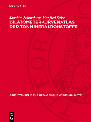 cover image of Dilatometerkurvenatlas der Tonmineralrohstoffe